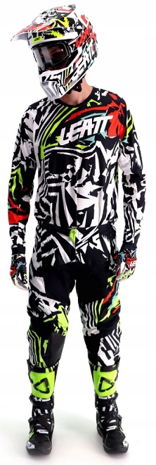 STRÓJ KOSZULKA SPODNIE CROSS ENDURO ATV LEATT r L Rozmiar L