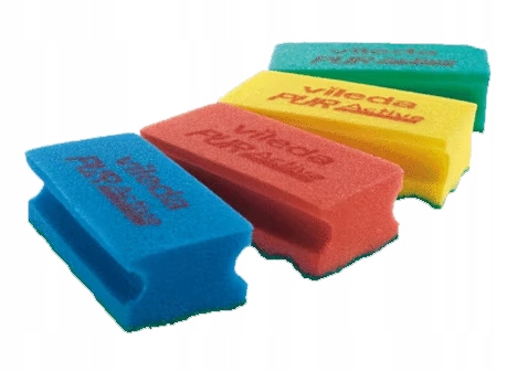 Zmywak Gąbka Superchłonna Vileda PRO Pur Active Kolor dominujący zielony