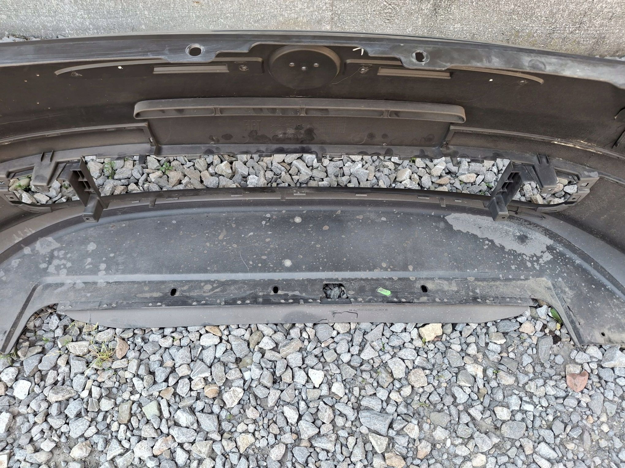 front bumper FIAT 500 2007R-> 2015R below CHROMY