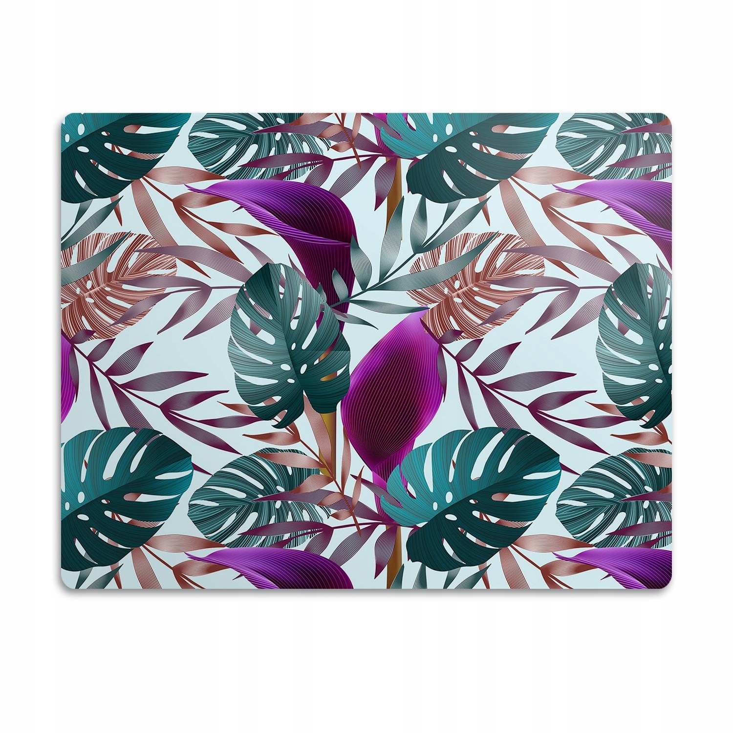 Levně Podložka pro psa pod misku Listy obratníku 60x40 cm