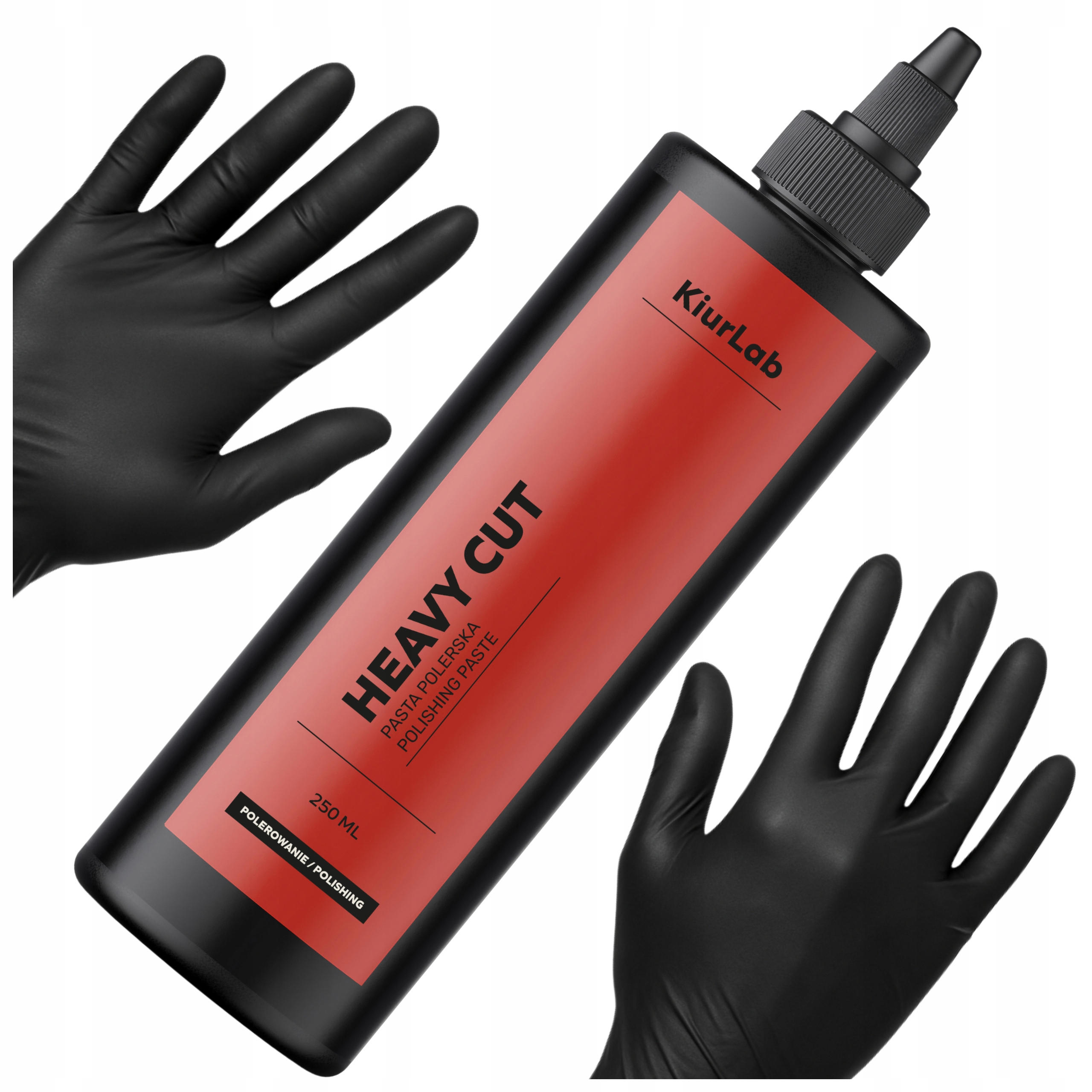 Pasta Polerska Do Lakieru KiurLab Heavy Cut Mocno Ścierna Polerka 250ml