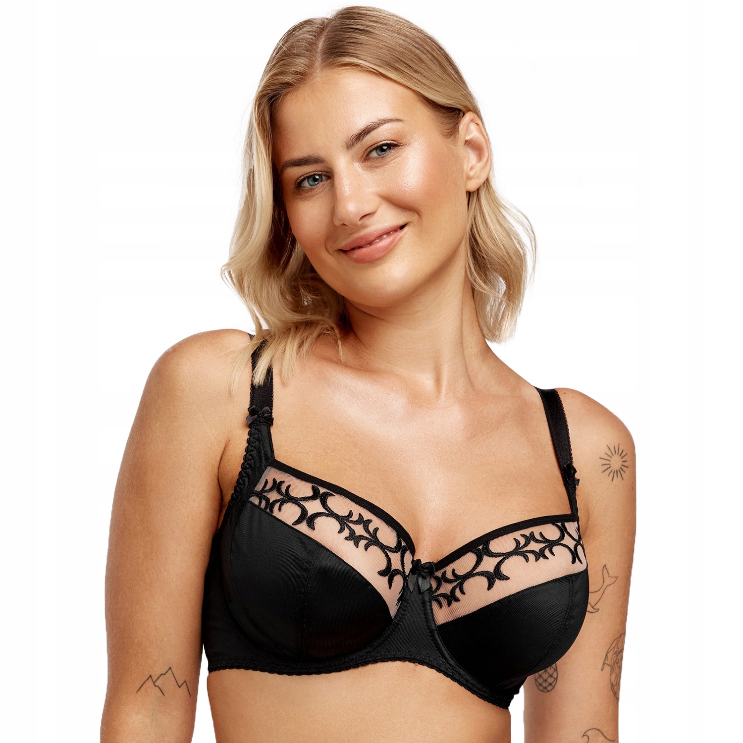 Azal Diana černá 80E Měkká podprsenka