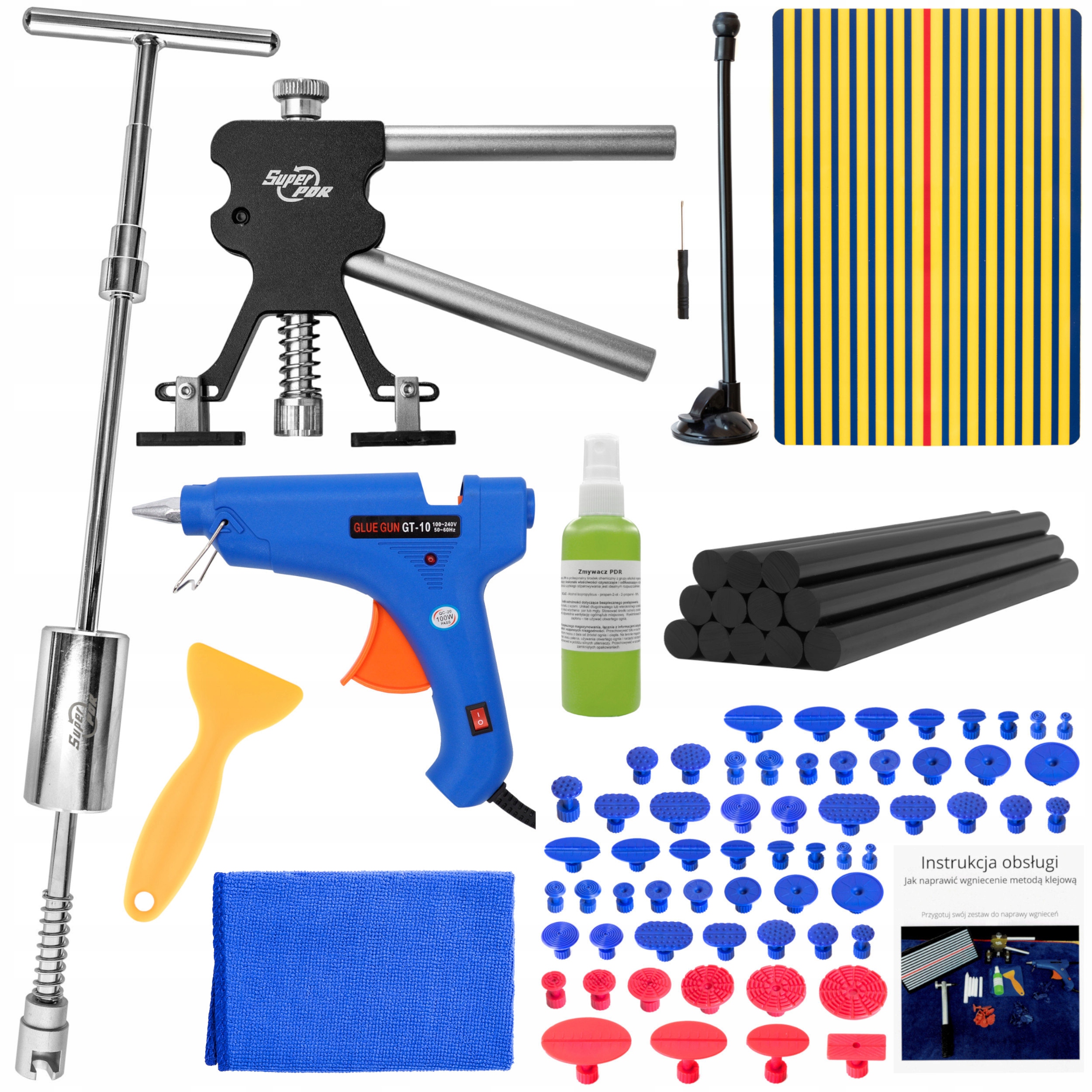 Wyciaganie Usuwanie wgniecen Zestaw PDR GRATIS