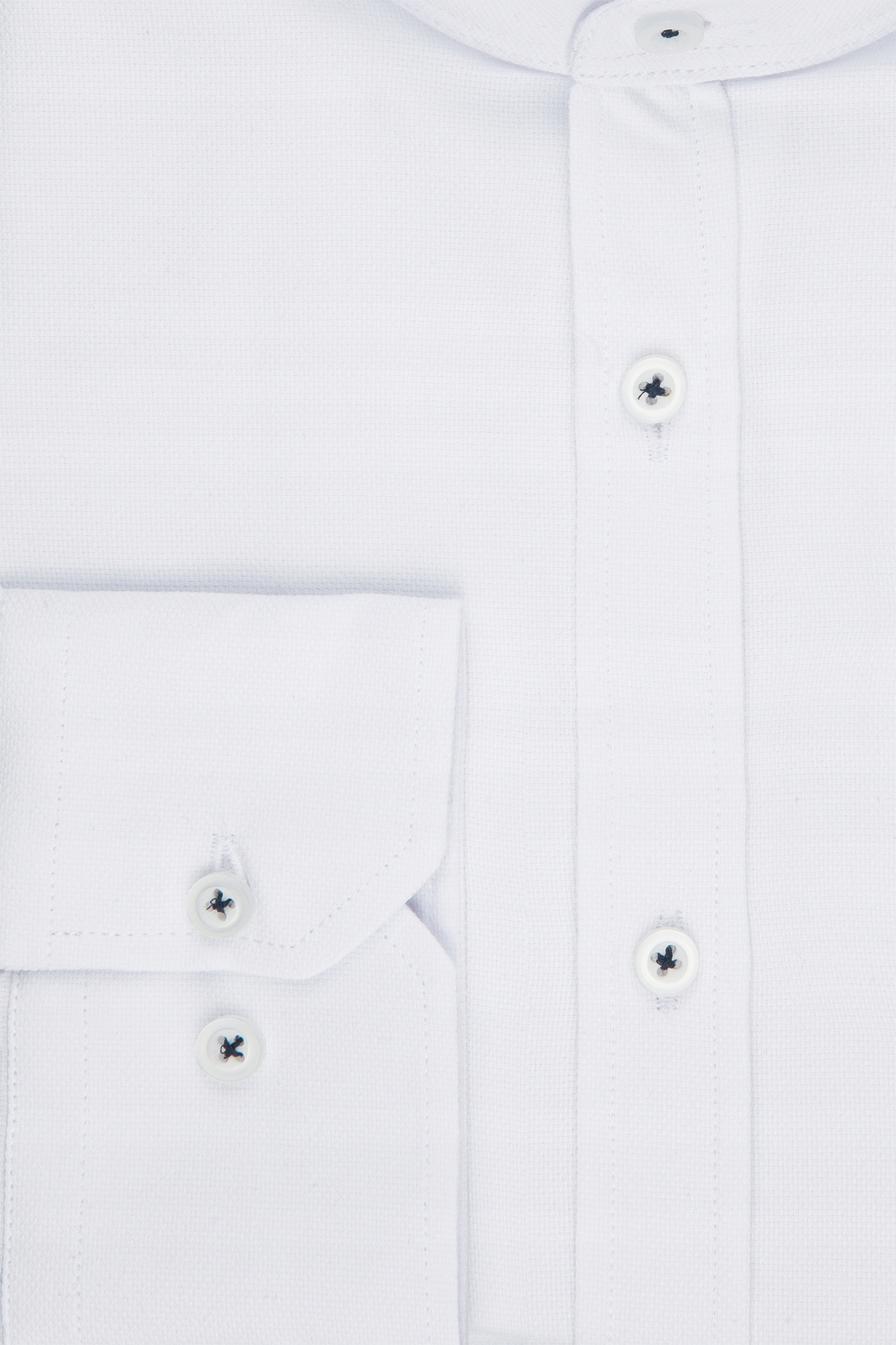 KOSZULA MĘSKA BIAŁA STÓJKA KLASYCZNA ELEGANCKA: M Model S0127/01