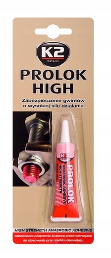 

K2 Prolok High Klej Do Gwintów Śrub Mocny 6ML