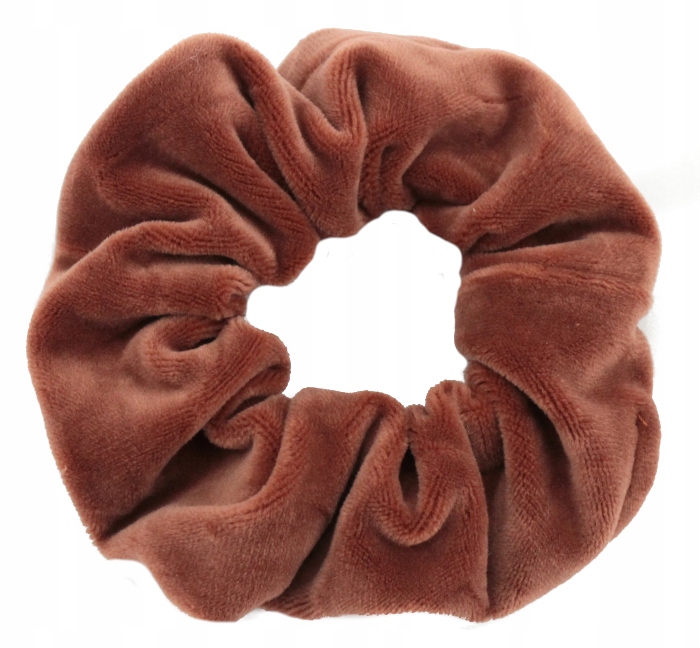 

Gumka Do Włosów Scrunchie Welurowa Milk Chocolate