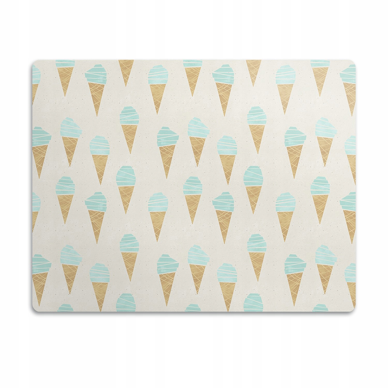 Levně Ochranná podložka pod misku pro psa kočku Zmrzlina 90x60 cm