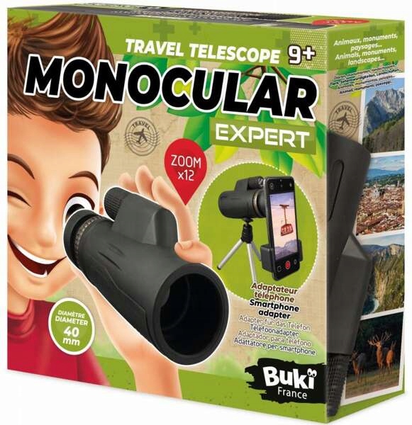 Monokular Expert Mikroskop Adaptér pro smartphone Stativ Buki