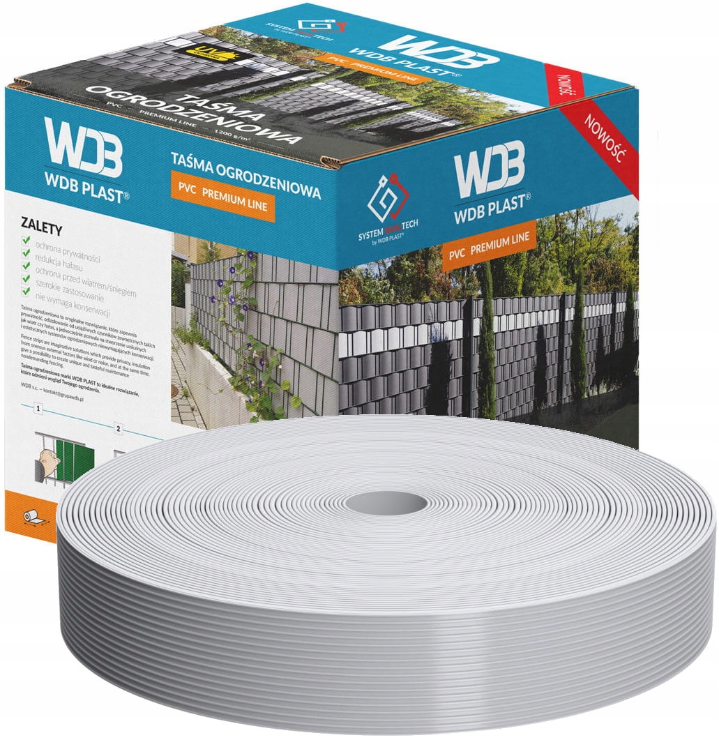 TAŚMA OGRODZENIOWA DO SIATKI PANEL 3D 47,5 mm x 50