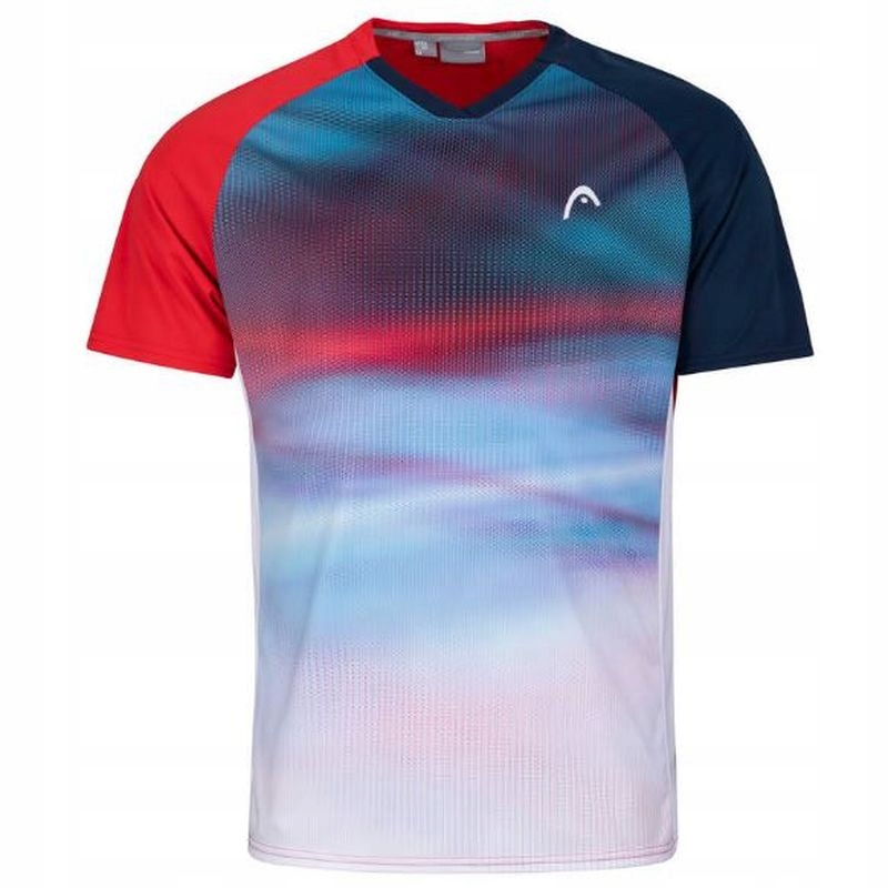 Pánské Tenisové Tričko Head Striker Tričko Men Red/vision XL