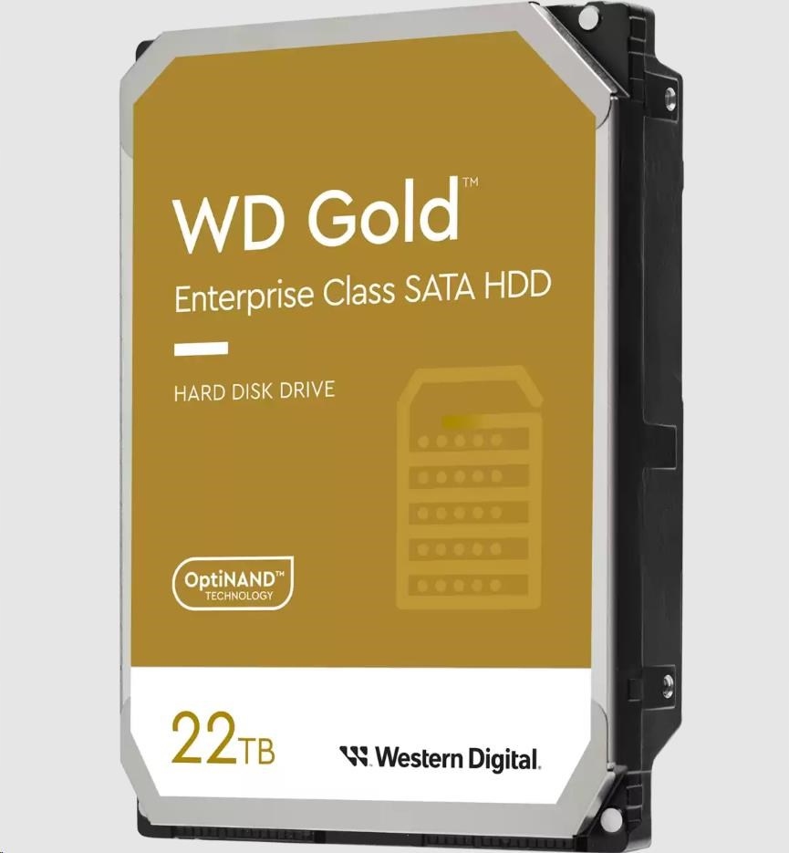 Wd Gold WD221KRYZ 22TB Sata/ 6Gb/ s 512MB cache 7200 otáčok za minútu, …