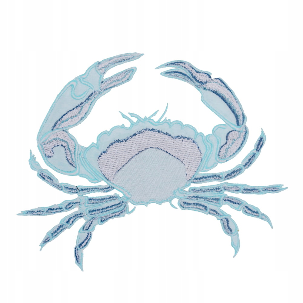 Naszywka na ubranie - Krab niebieski Liczba sztuk w ofercie 1 szt.