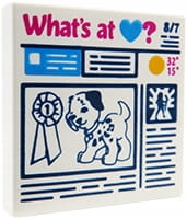 

Lego gazeta z pieskiem 3068bpb0933 płytka nadruk