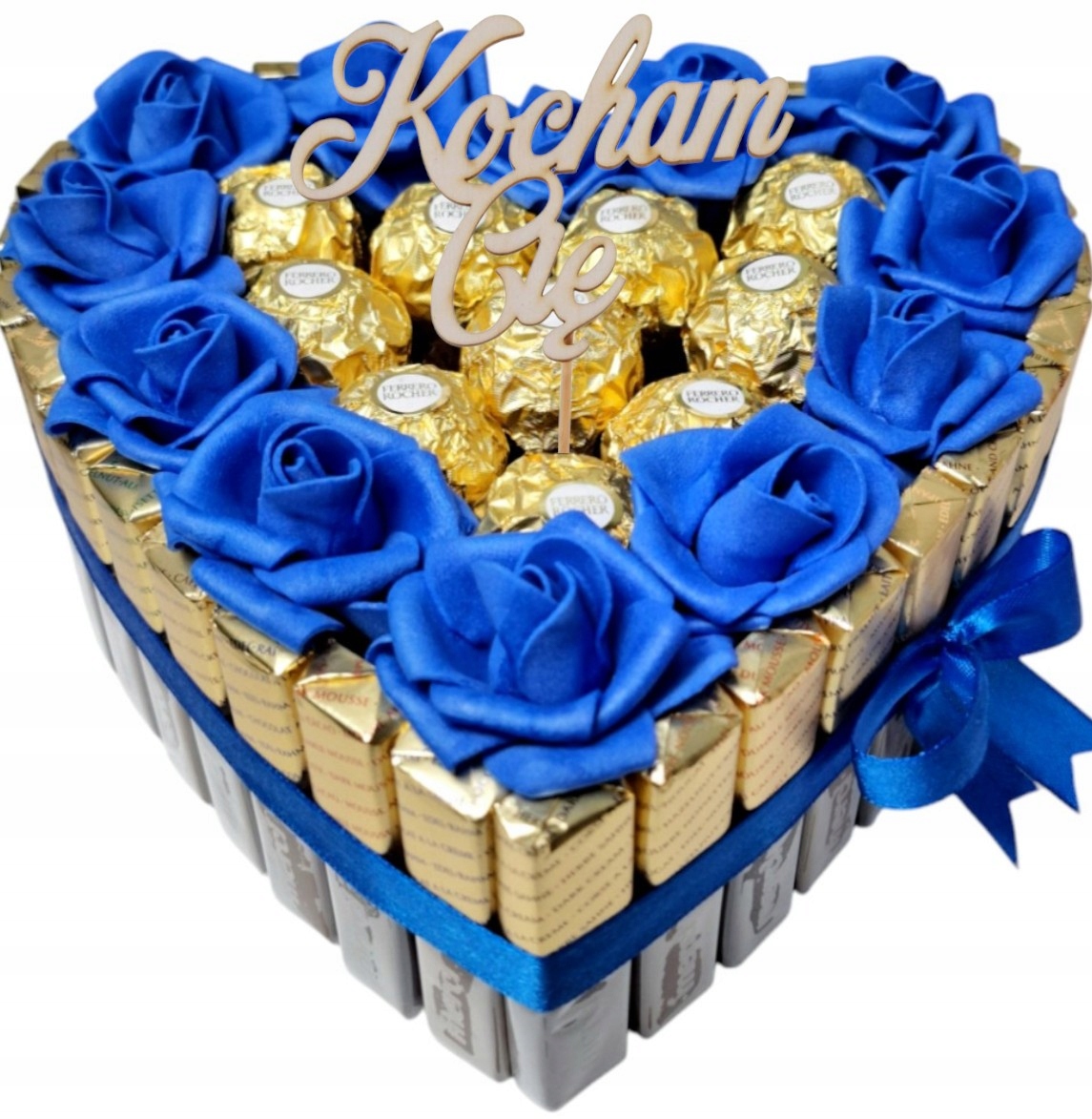 na rocznicę ślubu Flower box zestaw prezentowy box 20 cm