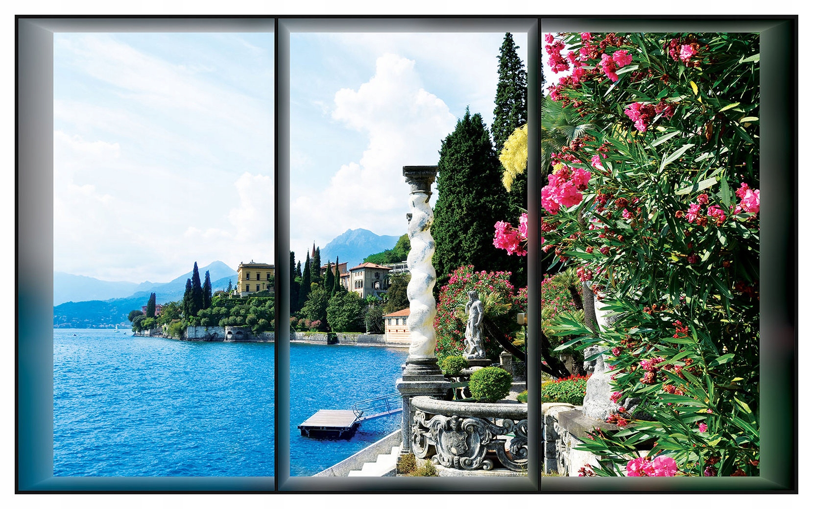 Fototapeta Jezero Como Itálie krajina 368x254 výhled na hory a vodu lepidlo