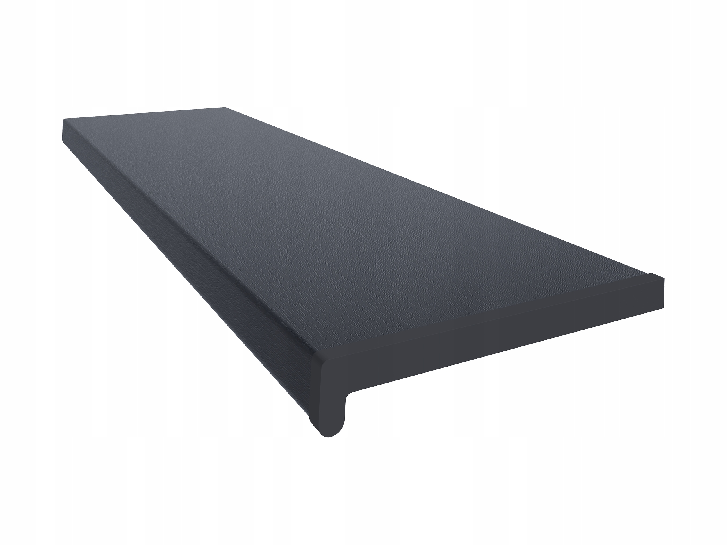 Vnitřní Pvc parapet Vilo 25 cm 2 m Komorový Snadná Montáž Antracit Okno