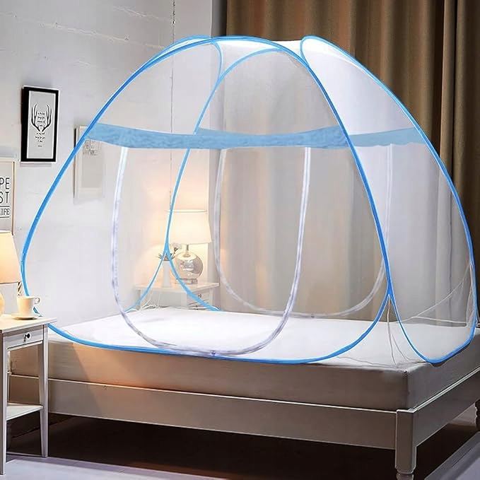 Moskitiera na łóżko 180x200 cm przenośna podróżna, składana