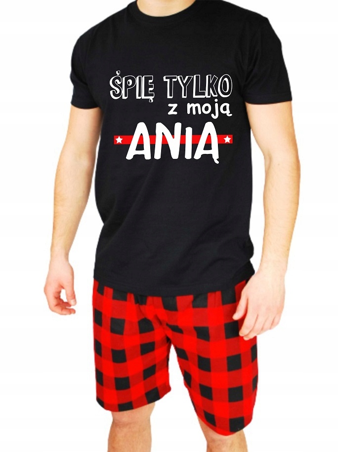 Pánské bavlněné Pyžamo s vaším textem Dárek na Valentýna M