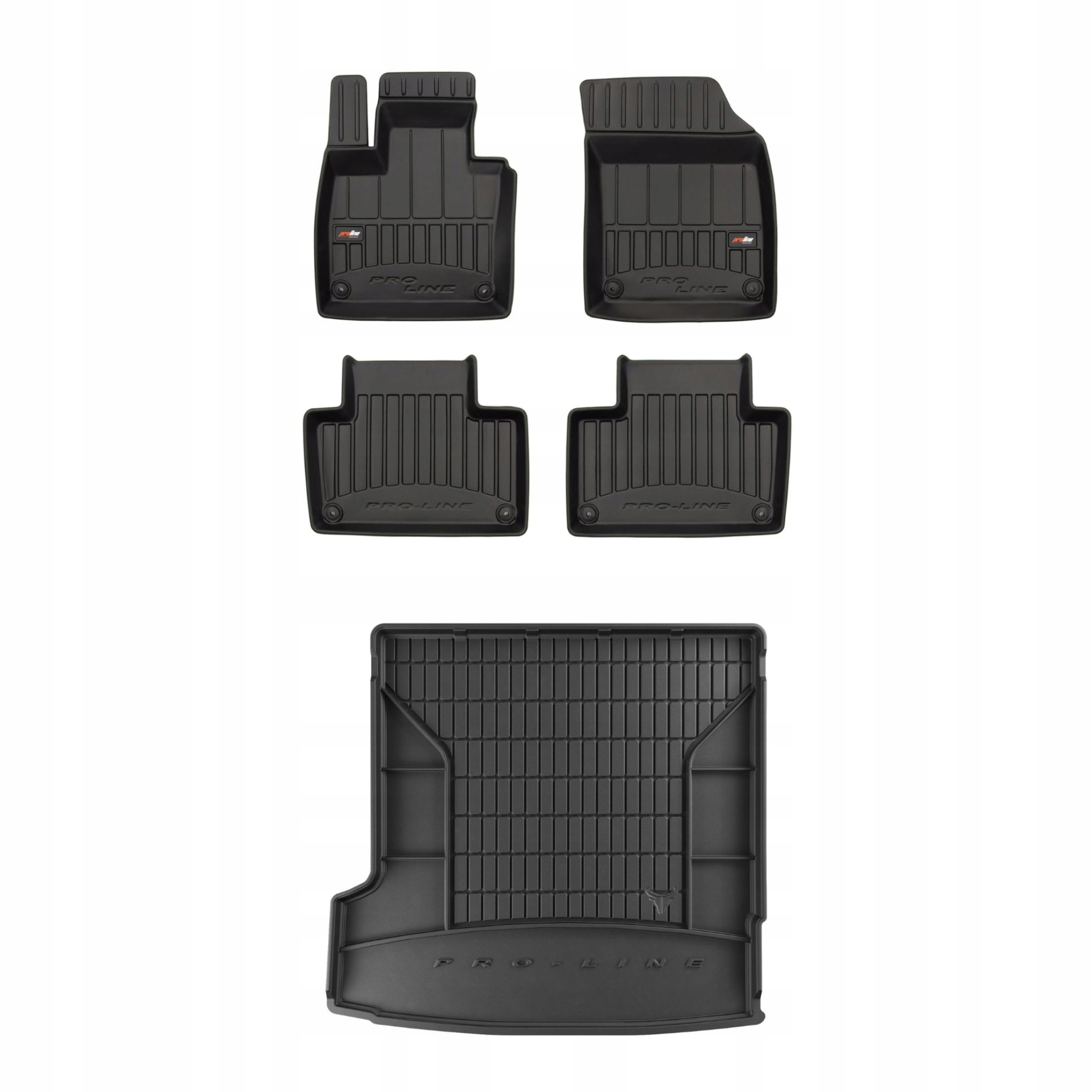 Sada gumových kobercov a rohoží pre Volvo XC90 II od roku 2014