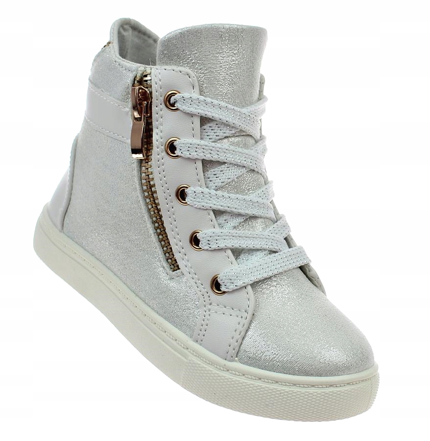 BOTKI BUTY SPORTOWE WYSOKIE TRAMPKI DZIECIĘCE 5946 roz. 33 Kod producenta DD404-2