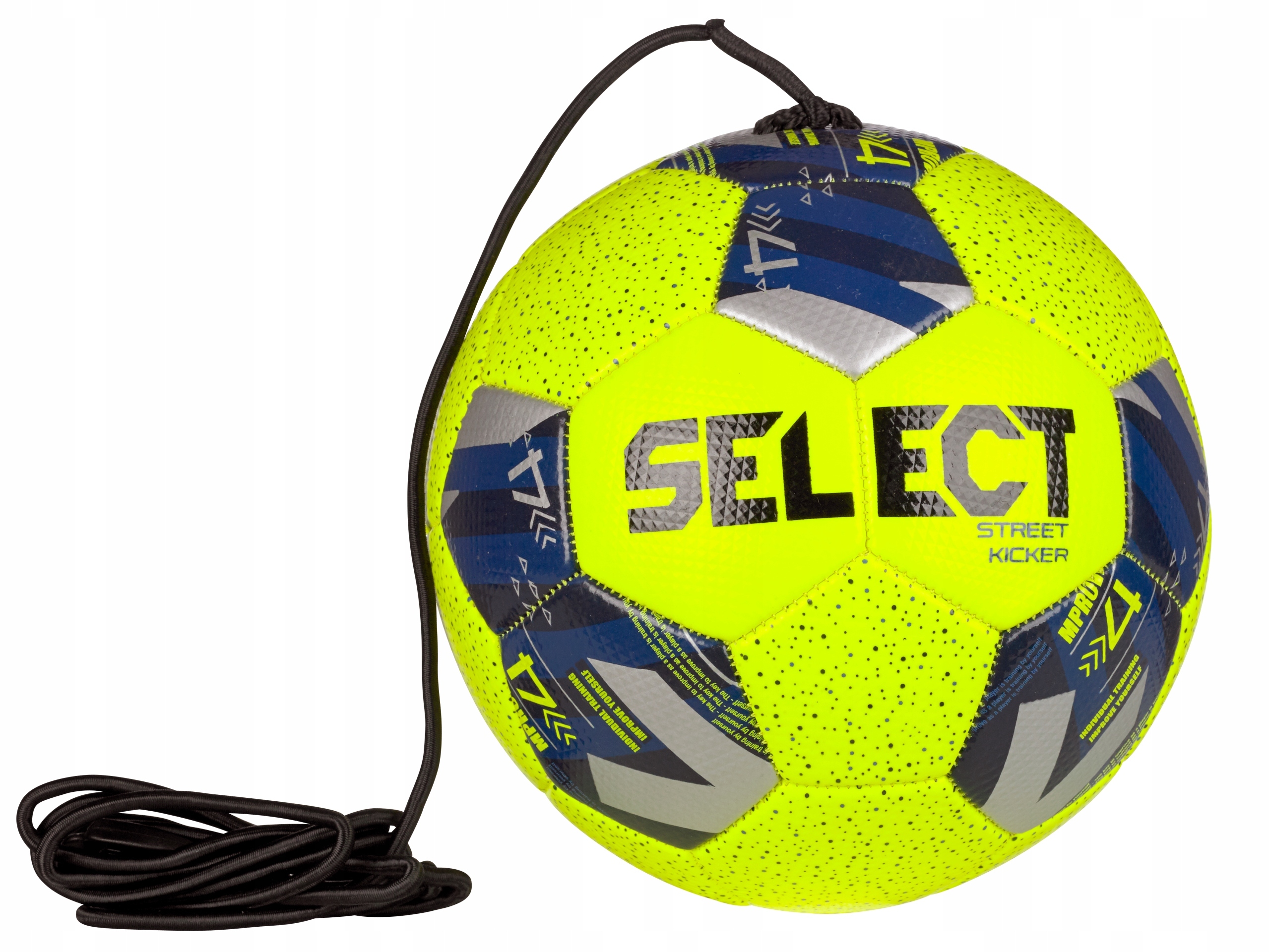 Select Piłka Nożna Na Sznurku Street Kicker Do Treningu v25 Yellow R.4