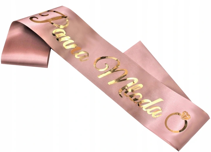 ZESTAW WIECZÓR PANIEŃSKI BALONY SZARFA ZŁOTY RÓŻ DEKORACJE BALON GIRLANDA Kod producenta 70O