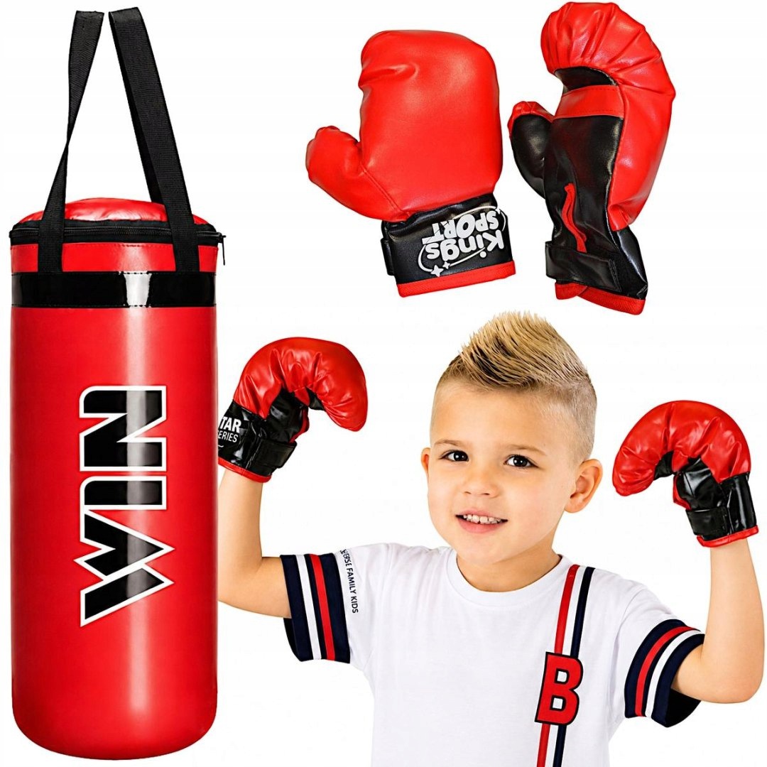 Boxovací Set Enero Junior Boxovací Pytel 22,5x15x38,5CM A Rukavice En