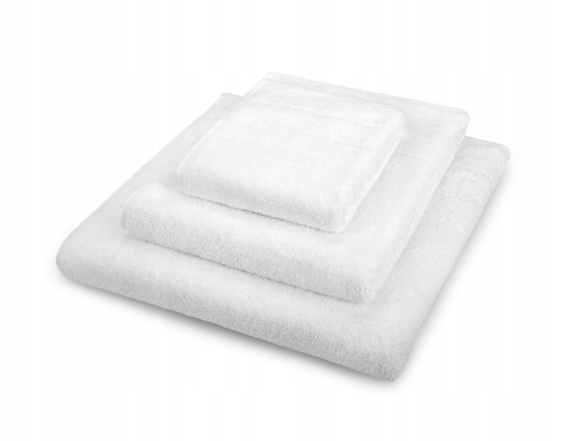 

Gruby ręcznik bawełniany biały Velvet 70x140cm
