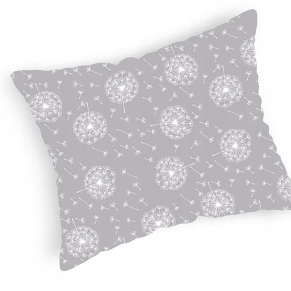 

Poszewka na poduszkę 40x60 cm szara w motylki
