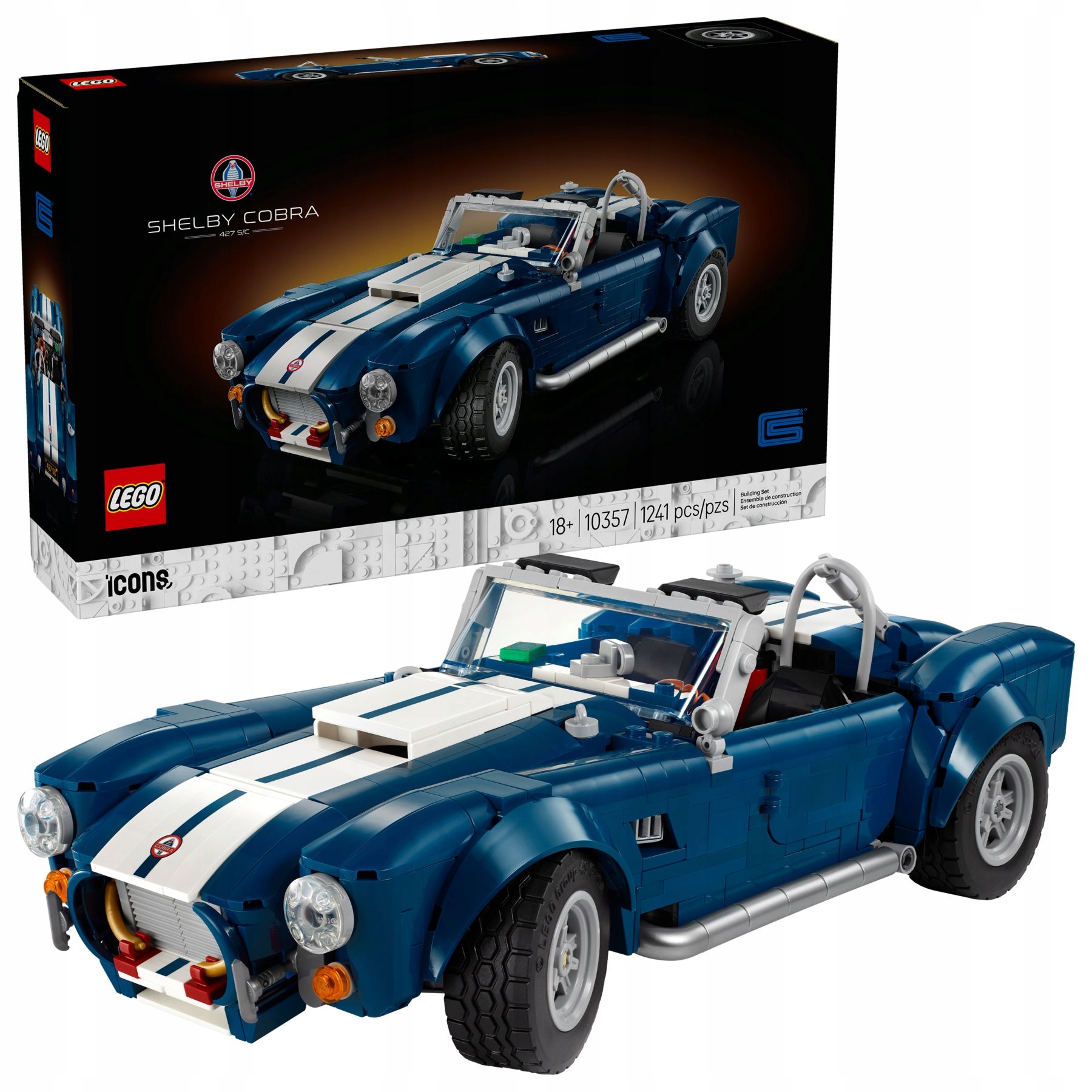 stavebnice Lego Icons 10357 Shelby Cobra 427 S/c Auto