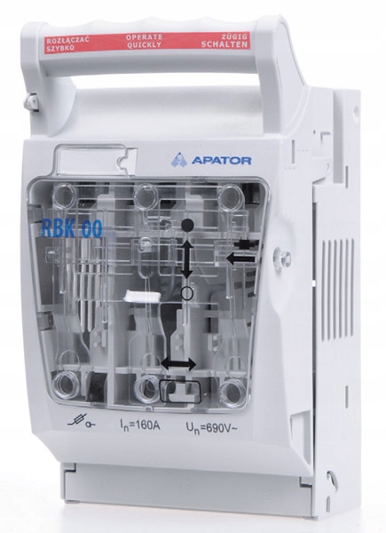 Rbk 00 63-823333-111 Rozłącznik izolacyjny bezpiecznikowy 160A