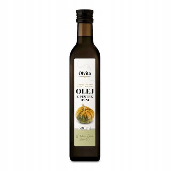 Olvita Olej z pestek dyni zimno tłoczony 500ml OlVita