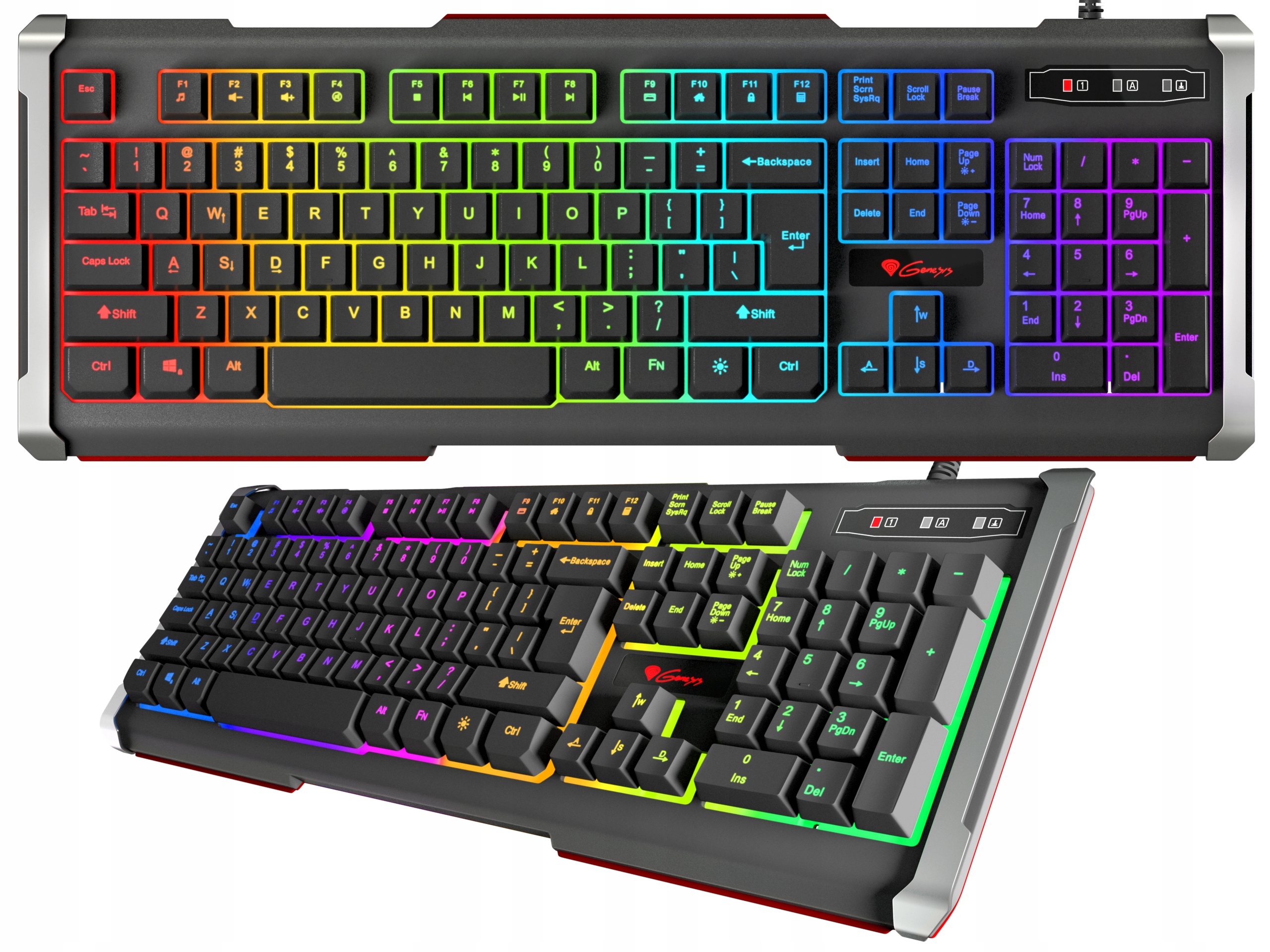 

Klawiatura Dla Gracza Gamingowa Genesis Led Rgb