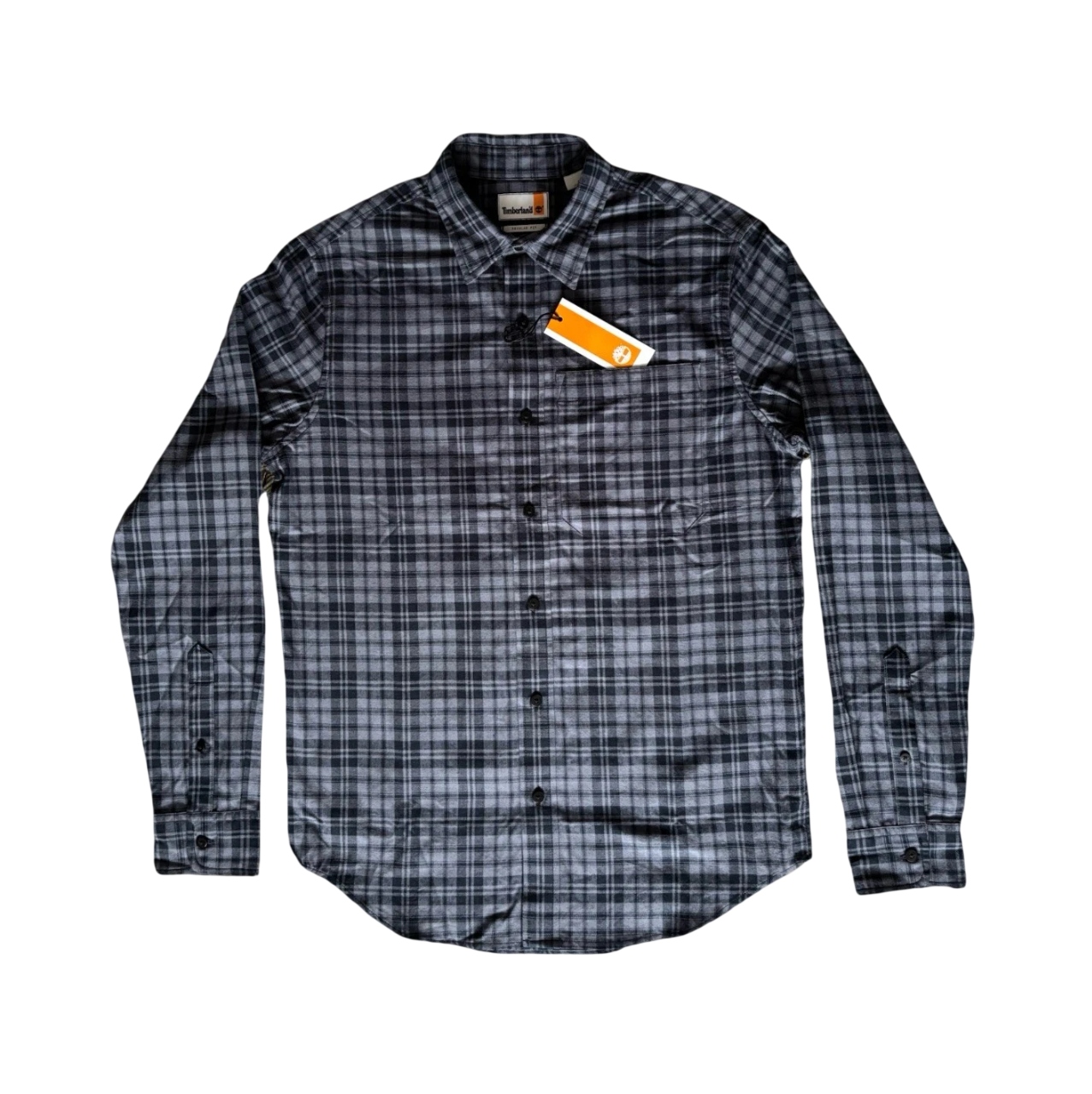 Timberland Regular Fit Long Sleeve Checked Shirt Bleu Gris XXL