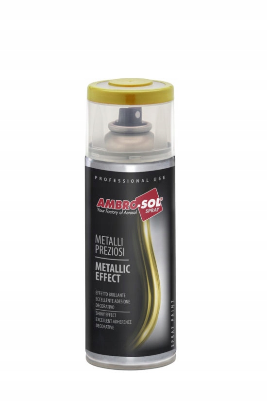 Lakier metalizujący lustrzany Ambro-Sol Złoty chrom 400ml