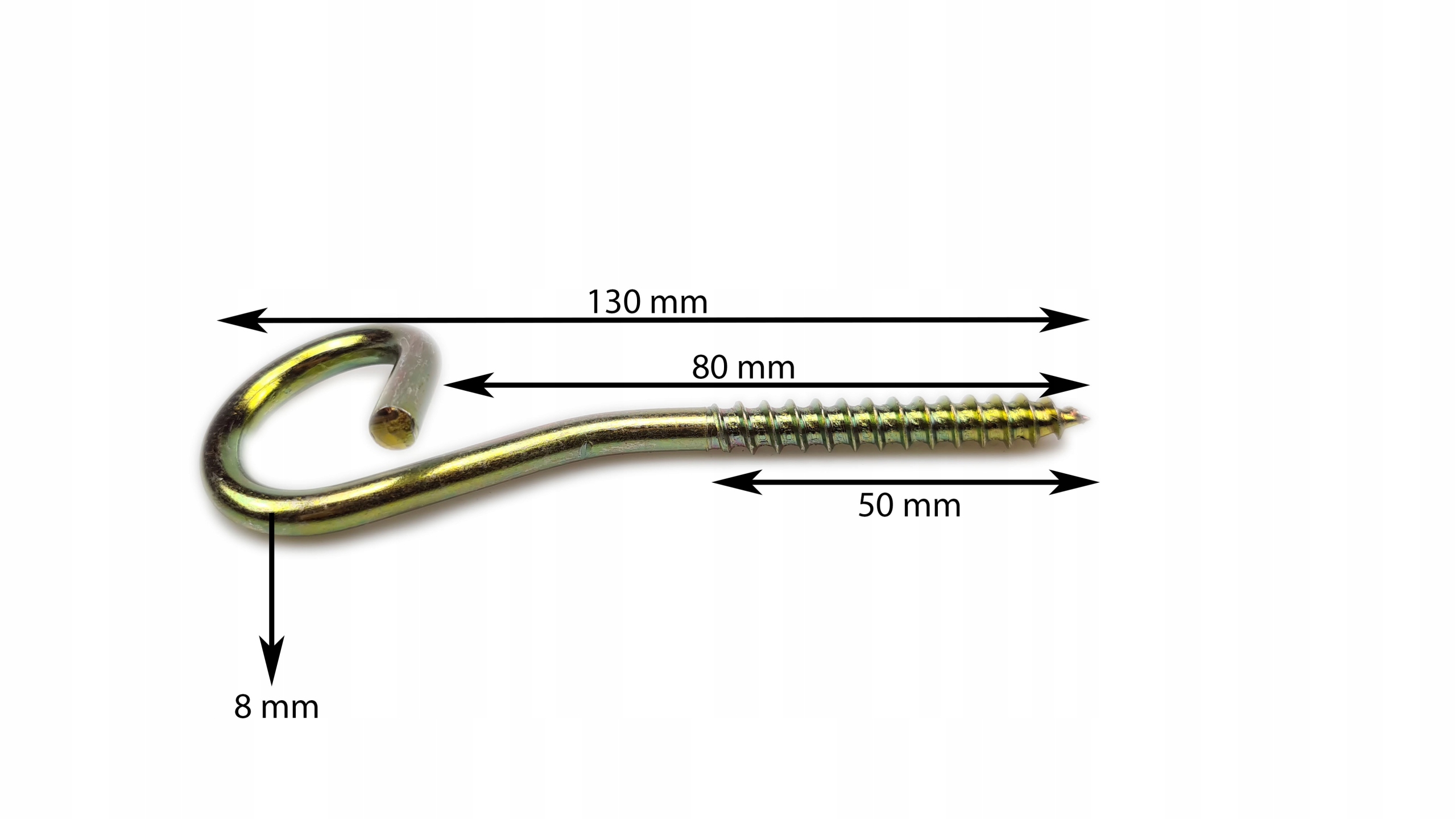 HAK DO MOCOWANIA HUŚTAWKI WKRĘCANY DO DREWNA M8X80 Producent Marmex