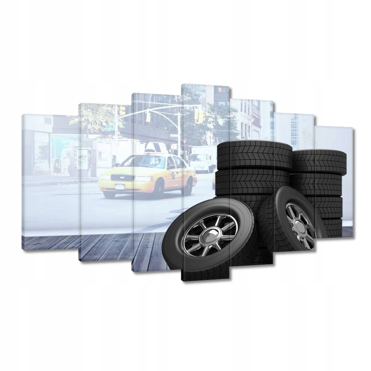 Obrazy 140x80 Výměna pneumatik Komplet