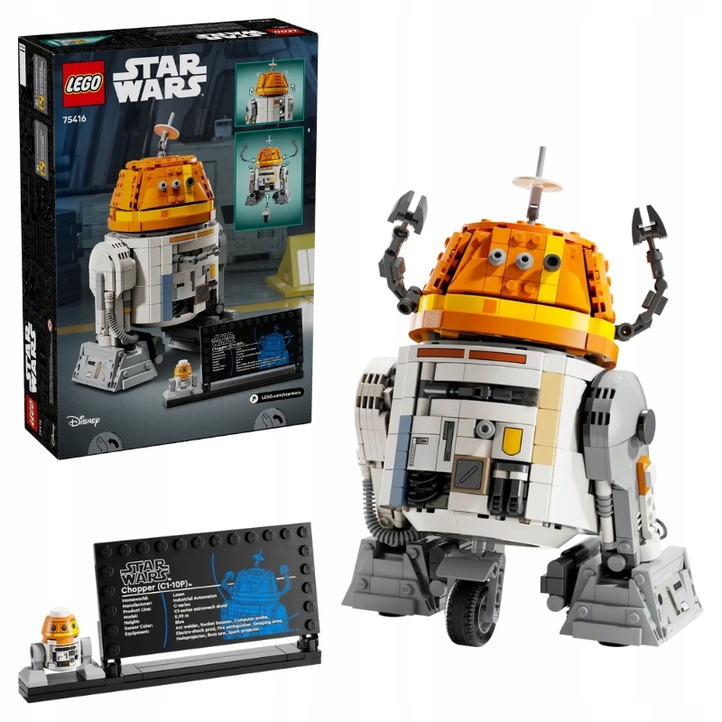 Lego Star Wars Astromechanický Droid Chopper C1-10P Stavebnice Star Wars