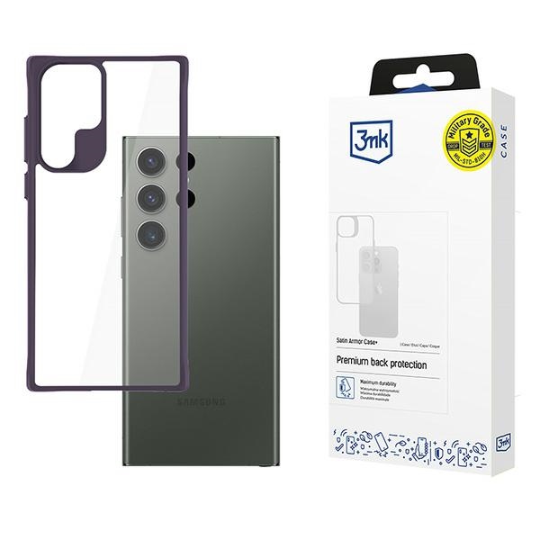 Obudowa 3MK Satin Armor Case+ do Samsung Galaxy S24 Ultra fioletowa
