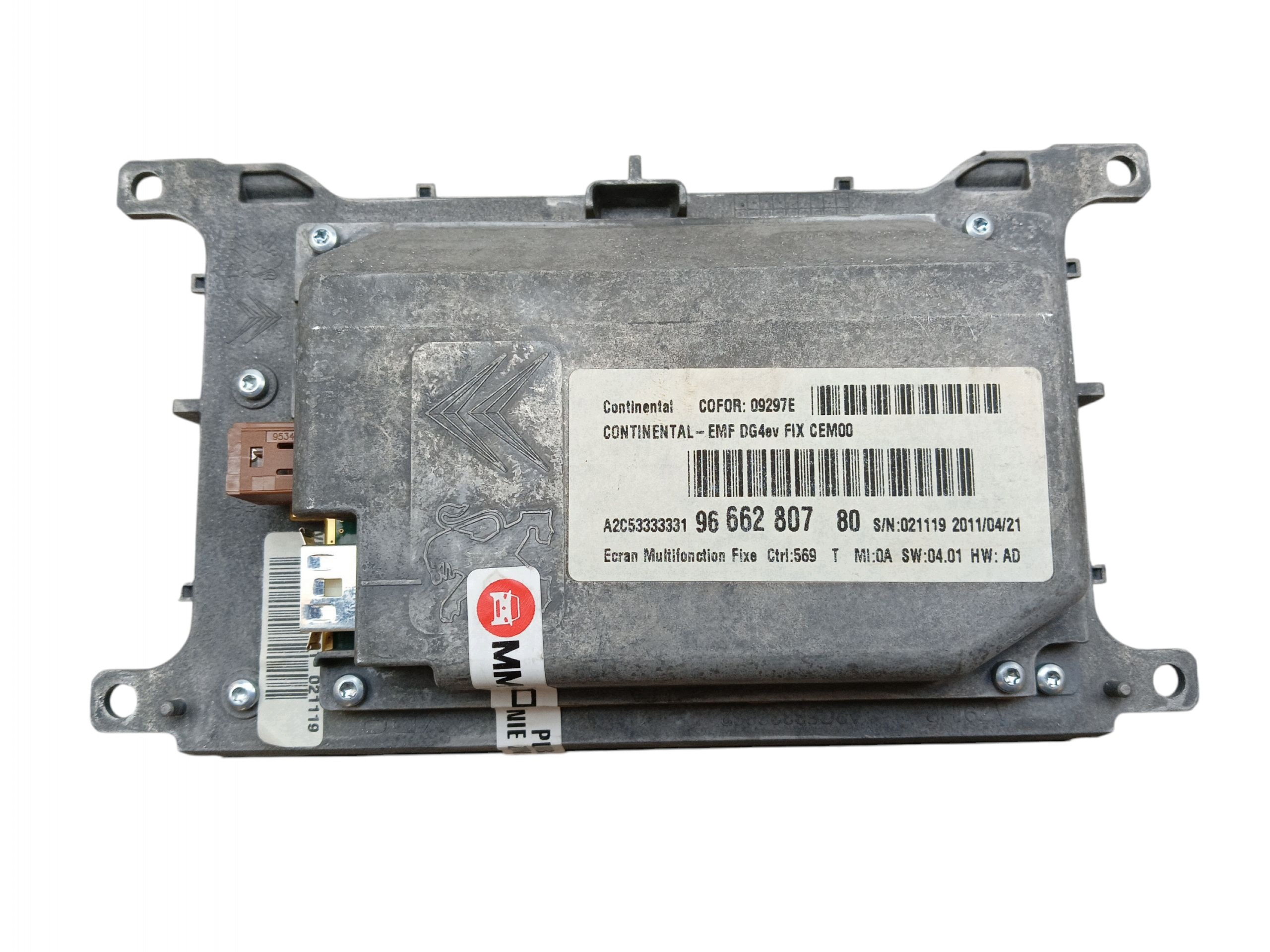 display navigation devices GPS CITROEN DS5 (2011-2015) 9666280780