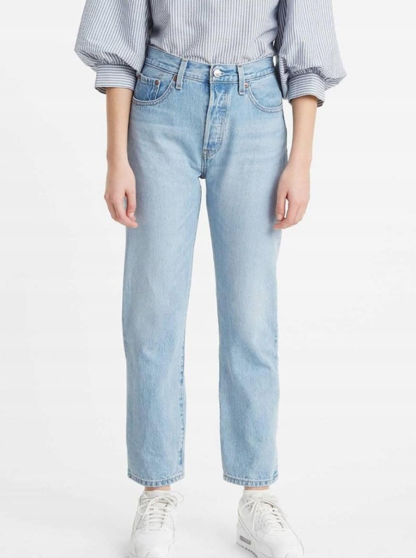 Džínové kalhoty cropped 501 Levi's 362000124 modré vel. 23/26