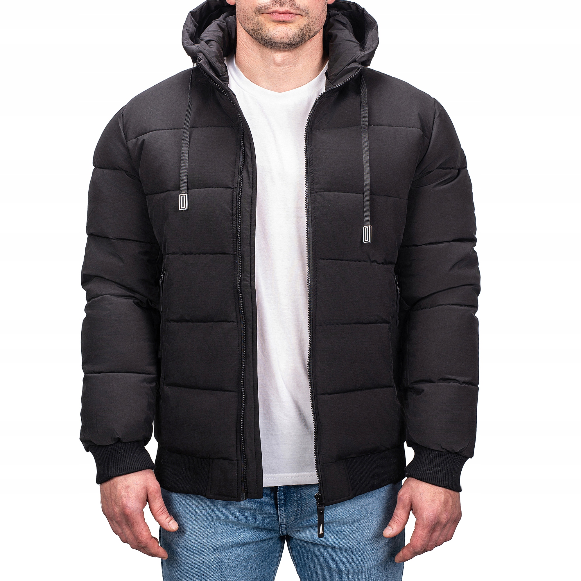 M5072-392 vel. XXL Pánská Zimní Zateplená Prošívaná Bunda Módní Značka