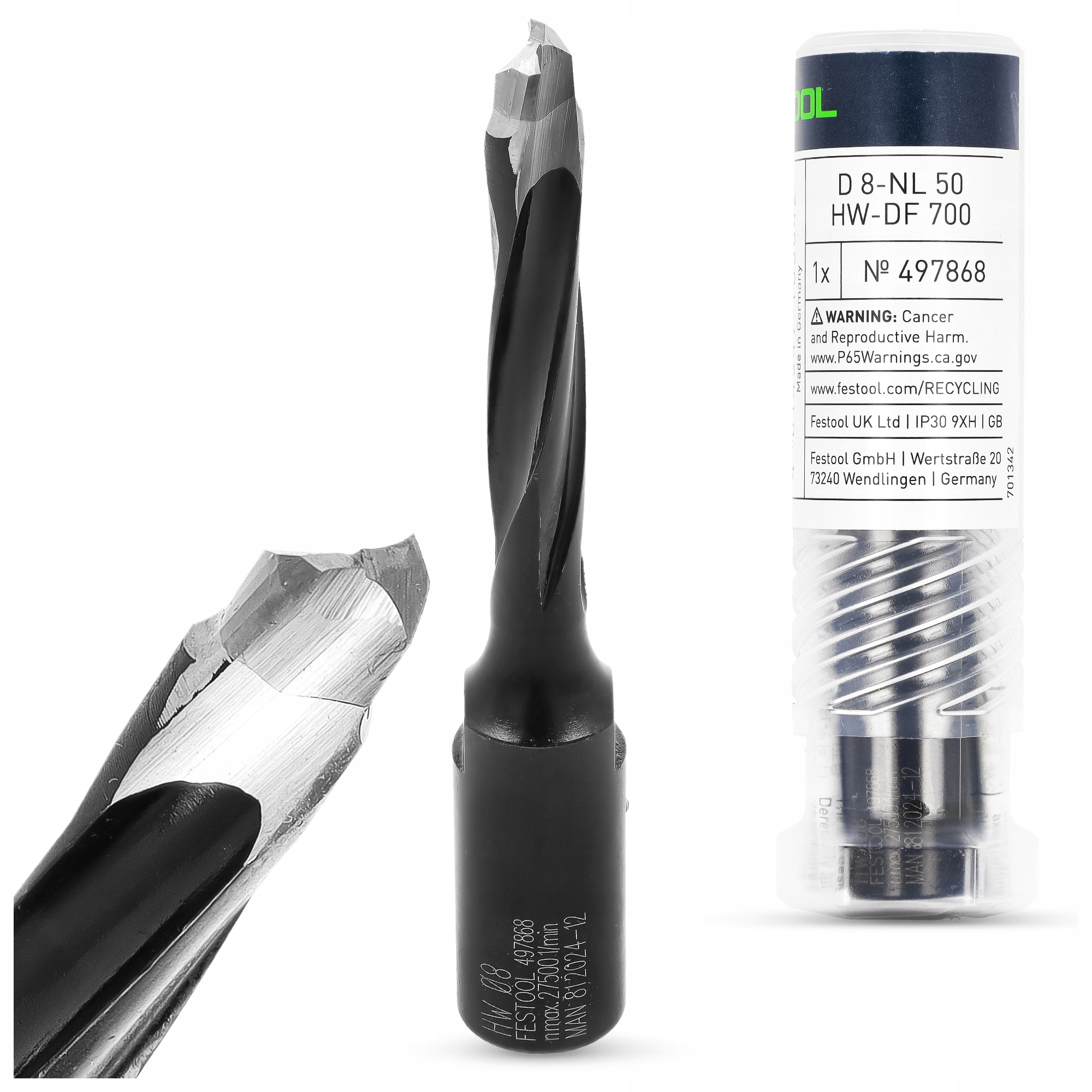 Fréza Festool Domino D 8-NL 50 Hw-df 700 497868 Na Dřevo, Slinutý Karbid