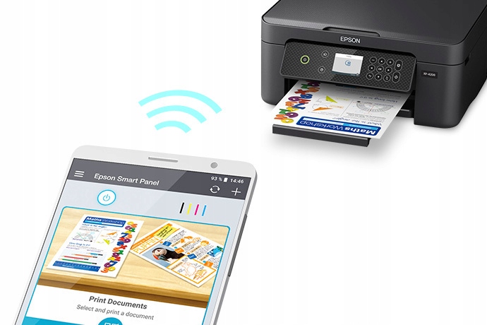 DRUKARKA Skaner Ksero KOLOR EPSON 3w1 WIFI DUPLEX Model XP-4200