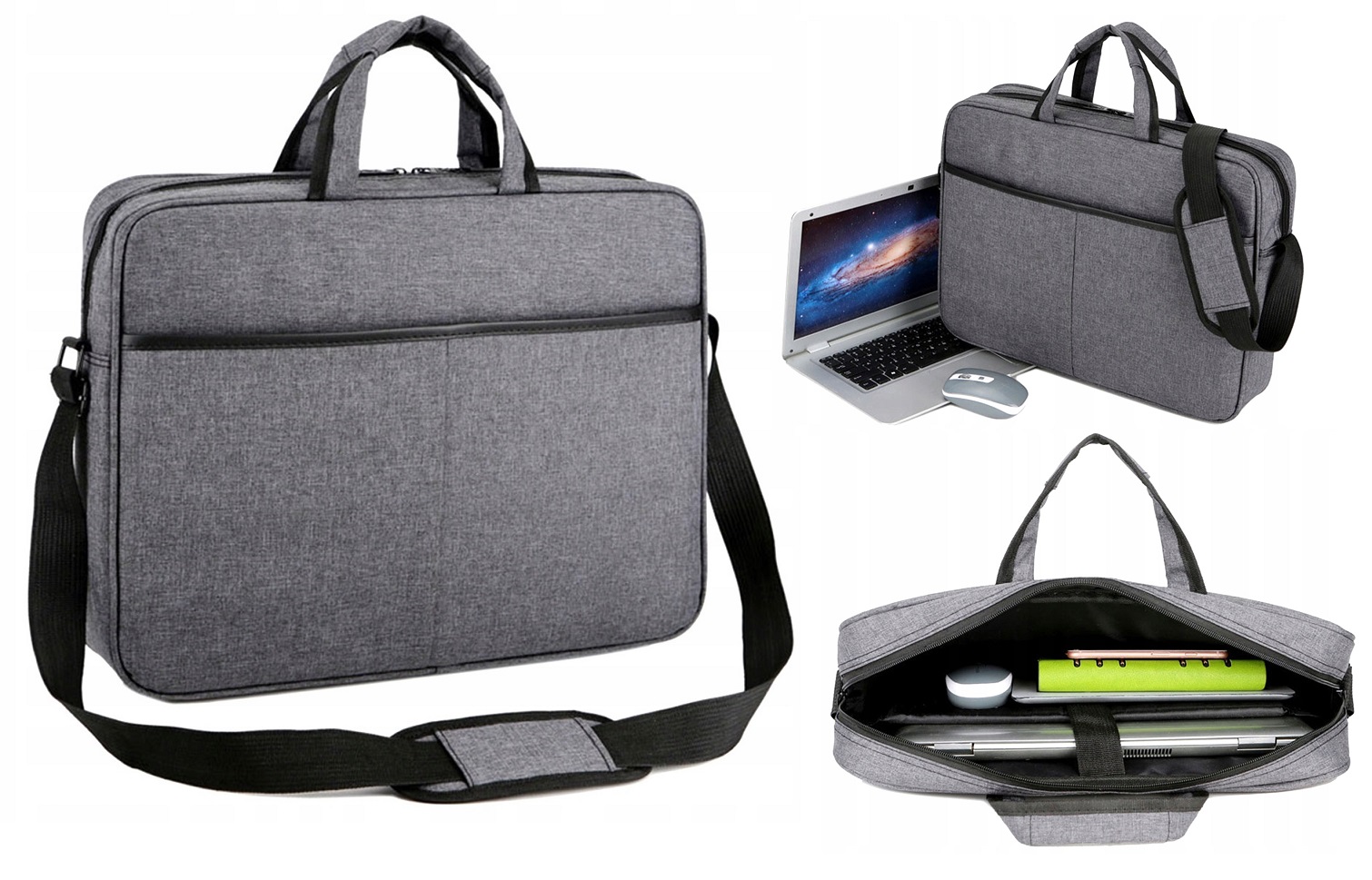 

Wzmacniana Torba na Laptopa 15,6 Solidna na Ramię