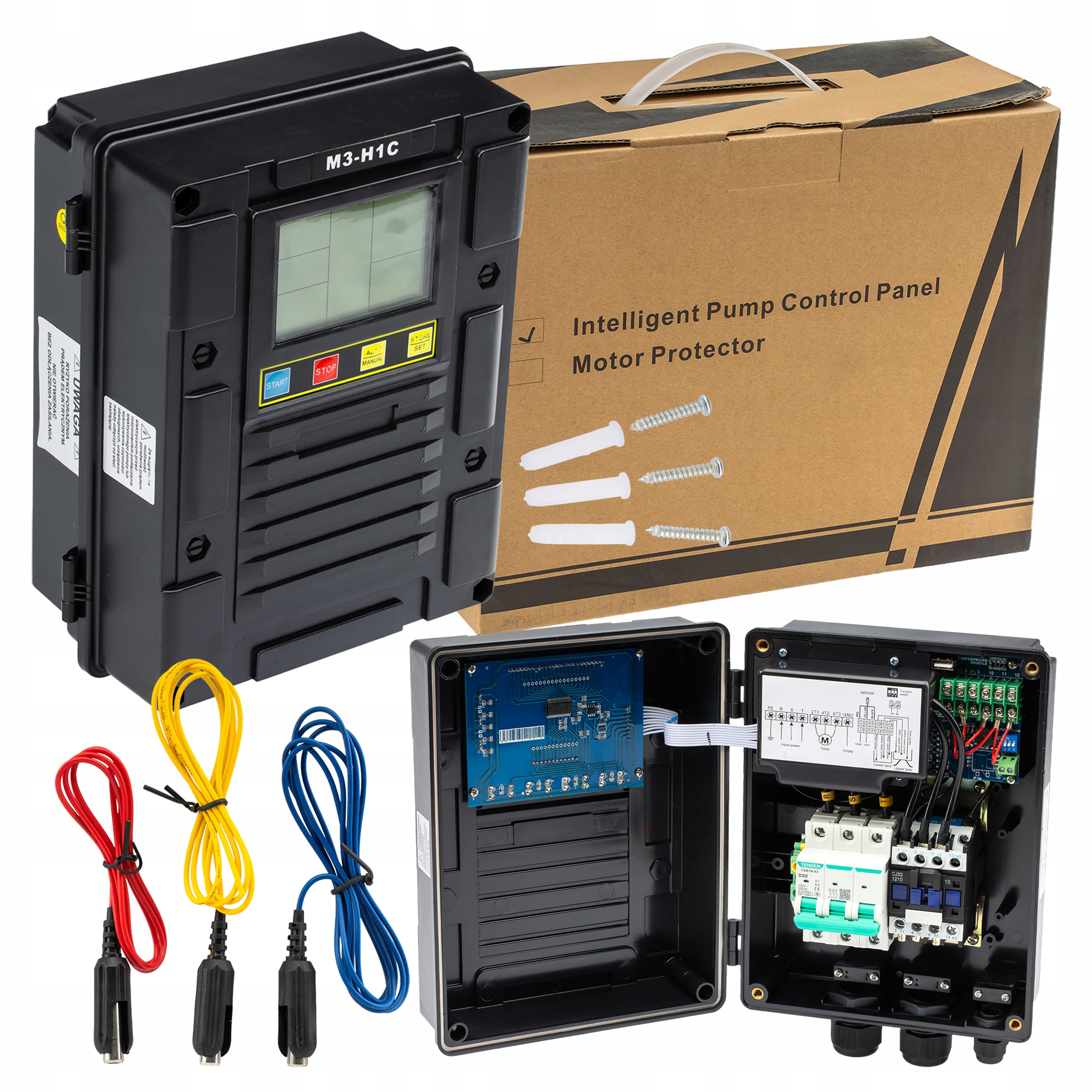 Kontroler Pompy Elektroniczny Sterownik Zabezpieczający SMART3 4 Kw 400V