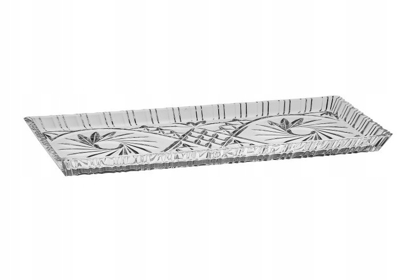 Kryštálový tanier 40 cm Pinwheel obdĺžnikový