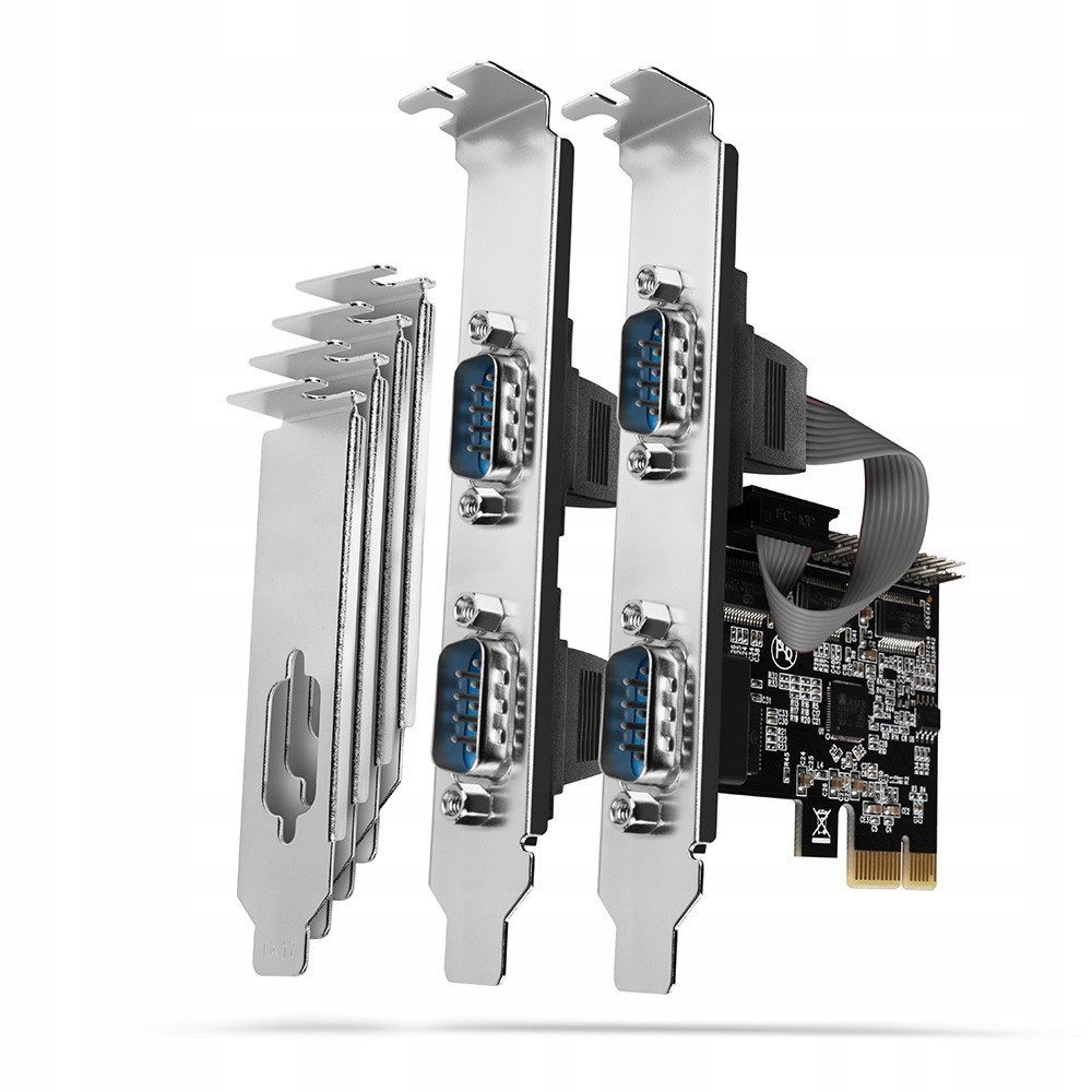 Axagon PCEA-S4N Kontroler PCIe 4x port szerego