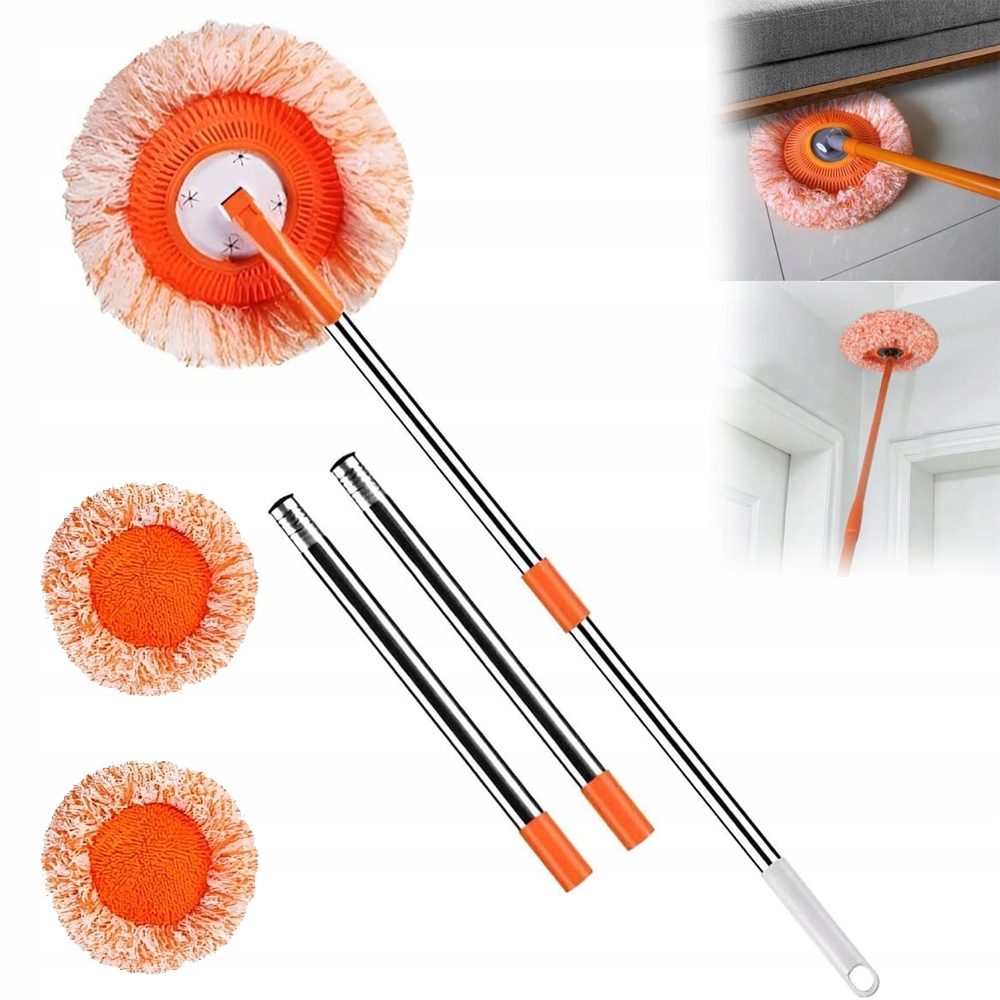 Levně Rotační Mop 360, Nastavitelný Pro Čištění Podlahy, Sada Na Čištění