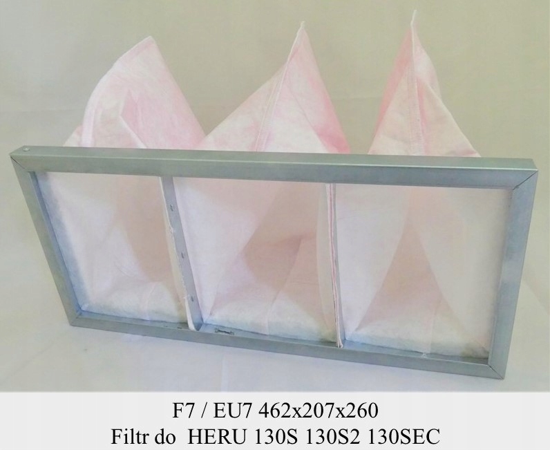

Filtr kieszeniowy do Heru 130 S 130 S2 462x207x260